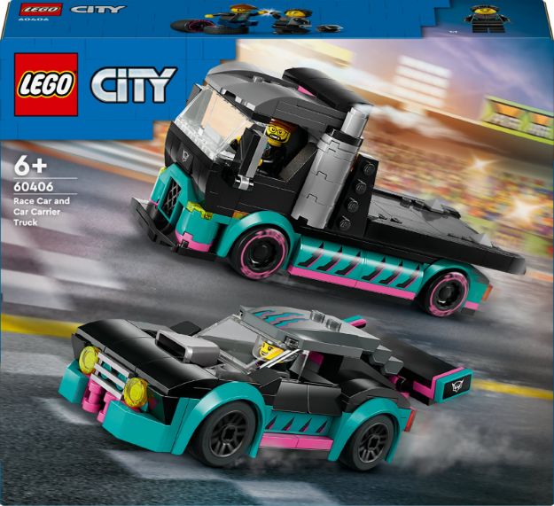 Bild von LEGO® City - 60406 Autotransporter mit Rennwagen