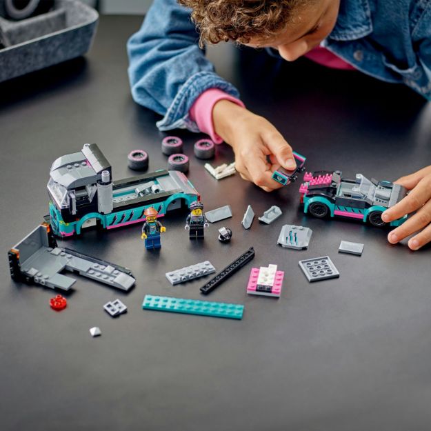 Bild von LEGO® City - 60406 Autotransporter mit Rennwagen