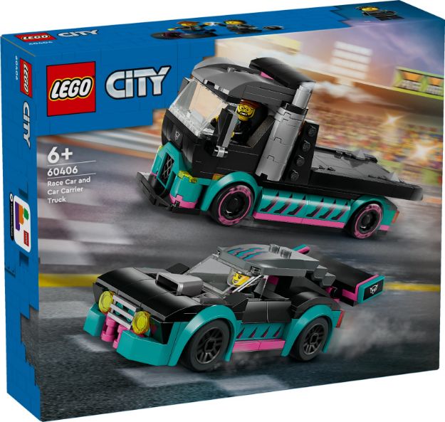 Bild von LEGO® City - 60406 Autotransporter mit Rennwagen