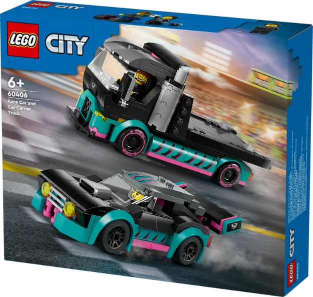 Bild von LEGO® City - 60406 Autotransporter mit Rennwagen