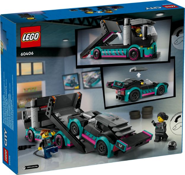 Bild von LEGO® City - 60406 Autotransporter mit Rennwagen