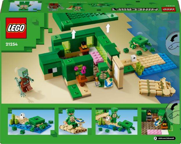 Bild von LEGO® Minecraft™ - 21254 Das Schildkrötenstrandhaus
