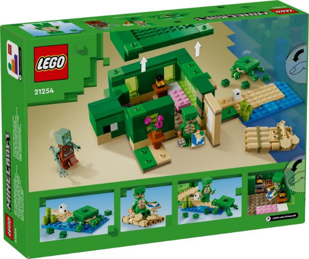 Bild von LEGO® Minecraft™ - 21254 Das Schildkrötenstrandhaus