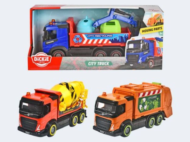 Bild von Volvo City Truck 20cm Friktion  - Pro Bestellung wird eine von 3 Varianten nach dem Zufallsprinzip versendet!- 203744014