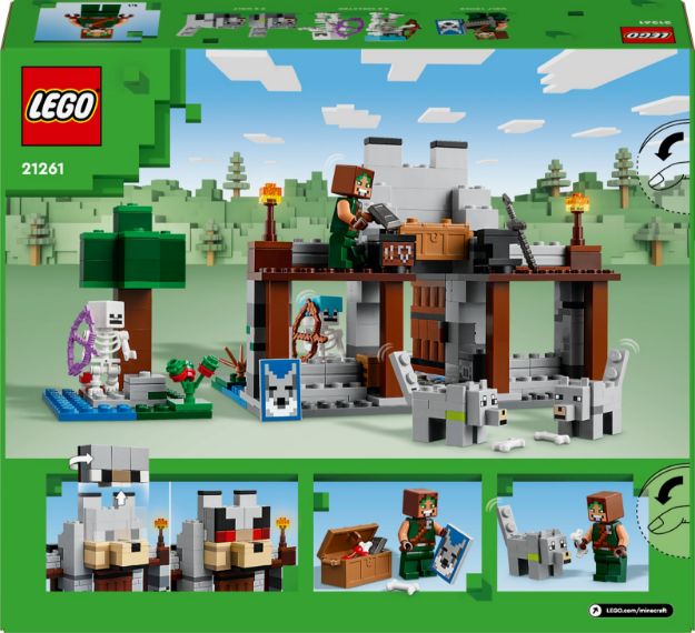 Bild von LEGO® Minecraft™ - 21261 Die Wolfsfestung