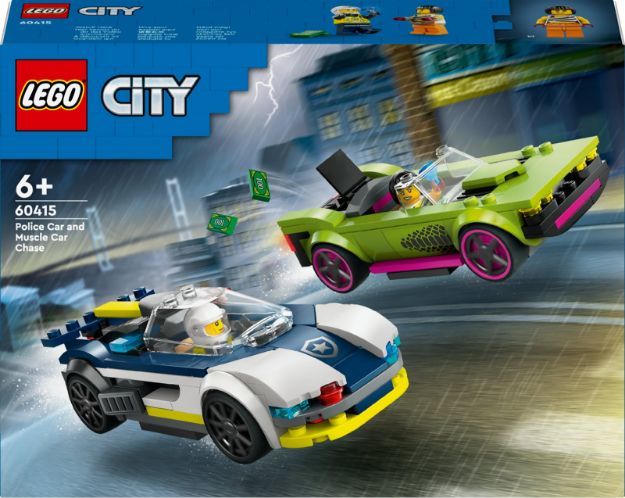 Bild von LEGO® City - 60415 Verfolgungsjagd mit Polizeiauto und Muscle Car