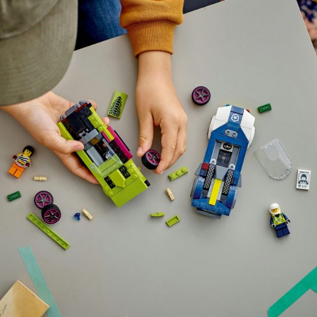Bild von LEGO® City - 60415 Verfolgungsjagd mit Polizeiauto und Muscle Car