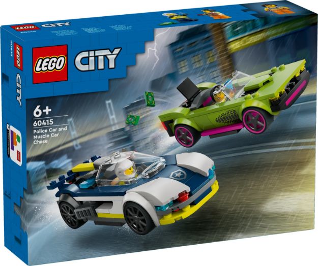 Bild von LEGO® City - 60415 Verfolgungsjagd mit Polizeiauto und Muscle Car