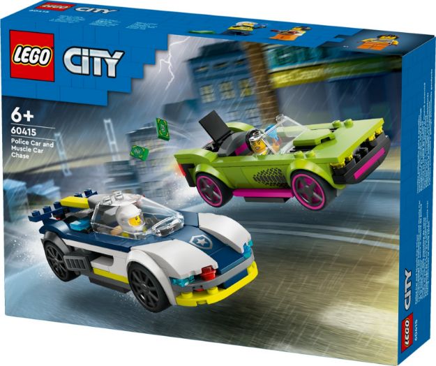 Bild von LEGO® City - 60415 Verfolgungsjagd mit Polizeiauto und Muscle Car