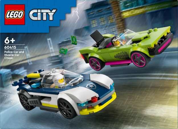 Bild von LEGO® City - 60415 Verfolgungsjagd mit Polizeiauto und Muscle Car