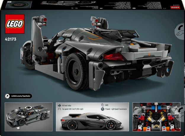 Bild von LEGO® Technic - 42173 Koenigsegg Jesko Absolut Supersportwagen in Grau