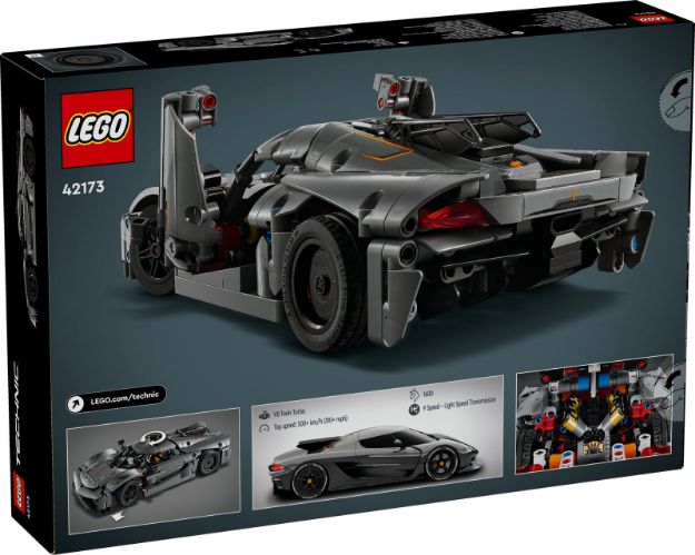 Bild von LEGO® Technic - 42173 Koenigsegg Jesko Absolut Supersportwagen in Grau