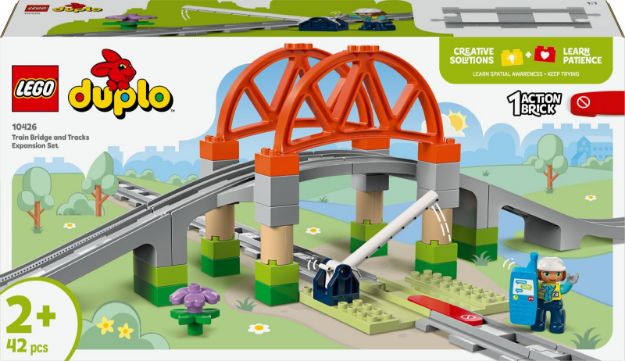 Bild von LEGO® DUPLO® - 10426 Eisenbahnbrücke und Schienen – Erweiterungsset