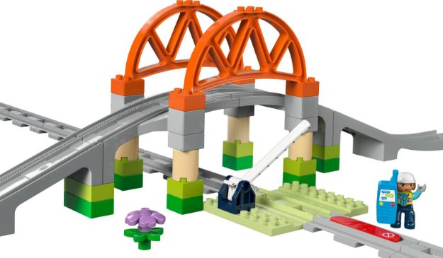 Bild von LEGO® DUPLO® - 10426 Eisenbahnbrücke und Schienen – Erweiterungsset