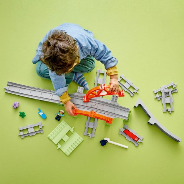 Bild von LEGO® DUPLO® - 10426 Eisenbahnbrücke und Schienen – Erweiterungsset