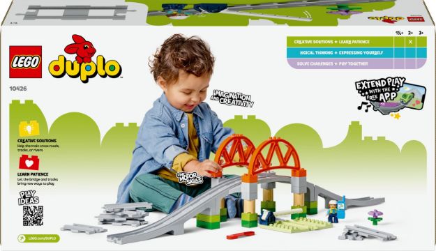 Bild von LEGO® DUPLO® - 10426 Eisenbahnbrücke und Schienen – Erweiterungsset