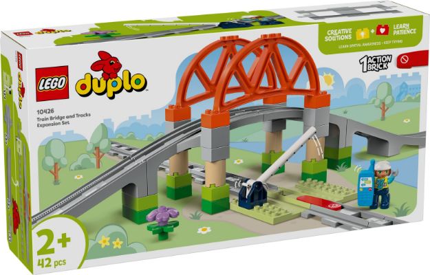 Bild von LEGO® DUPLO® - 10426 Eisenbahnbrücke und Schienen – Erweiterungsset