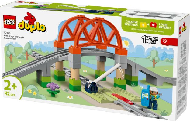 Bild von LEGO® DUPLO® - 10426 Eisenbahnbrücke und Schienen – Erweiterungsset