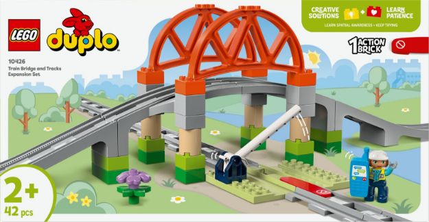 Bild von LEGO® DUPLO® - 10426 Eisenbahnbrücke und Schienen – Erweiterungsset