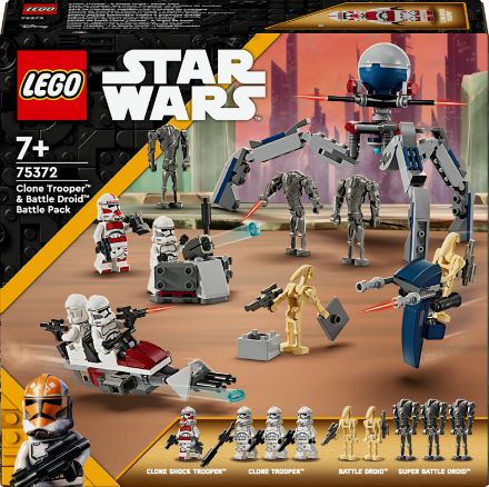 Zeige Details für LEGO® Star Wars™ - 75372 Clone Trooper™ & Battle Droid™ Battle Pack Bild von LEGO® Star Wars™ - 75372 Clone Trooper™ & Battle Droid™ Battle Pack
