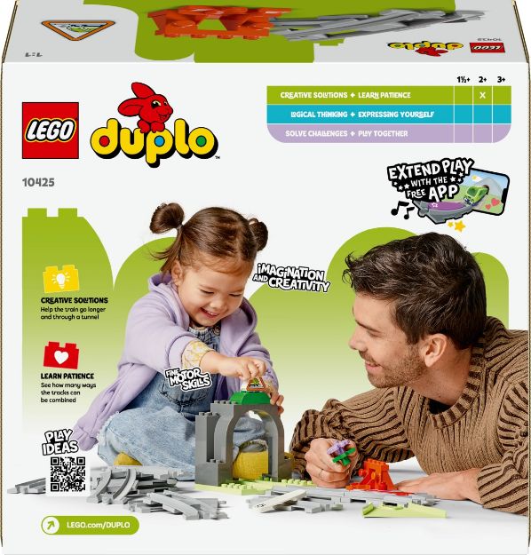Bild von LEGO® DUPLO® - 10425 Eisenbahntunnel und Schienen – Erweiterungsset