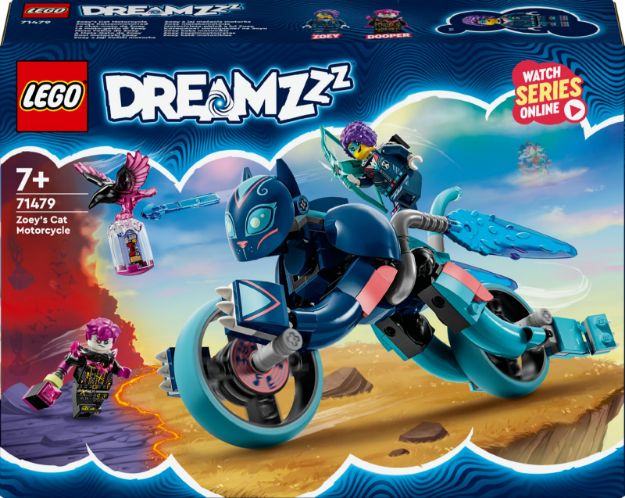 Bild von LEGO® DREAMZzz - 71479 Zoeys Katzenmotorrad