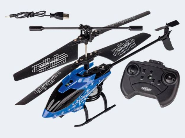Bild von IR Carson Helicopter Starter Tyrann 2 Kanal blau - 500507165