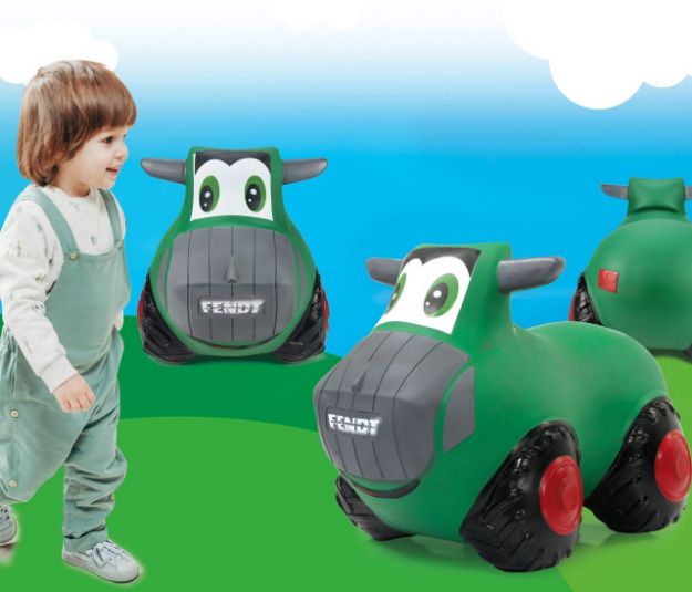 Bild von Jamara Hüpf Traktor Fendt mit Pumpe 52cm - 460598