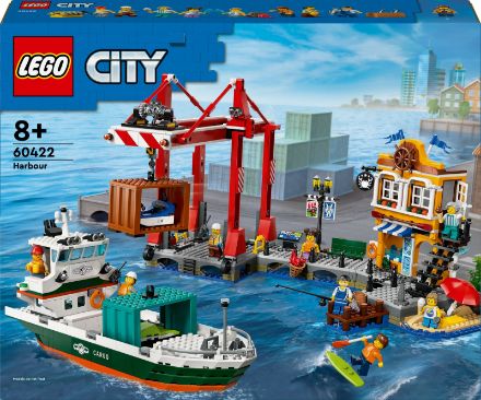 Zeige Details für LEGO® City - 60422 Hafen mit Frachtschiff Bild von LEGO® City - 60422 Hafen mit Frachtschiff