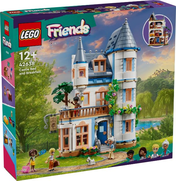 Bild von LEGO® Friends - 42638 Burg mit Ferienunterkunft