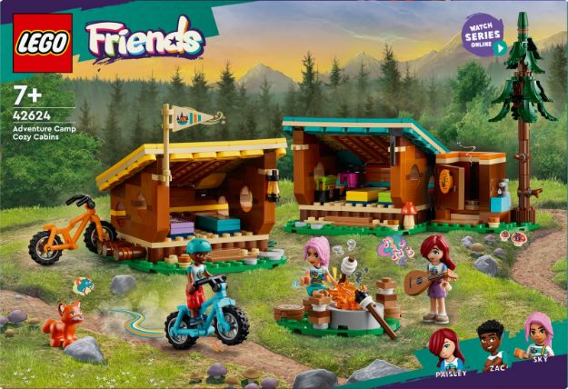 Bild von LEGO® Friends - 42624 Gemütliche Hütten im Abenteuercamp