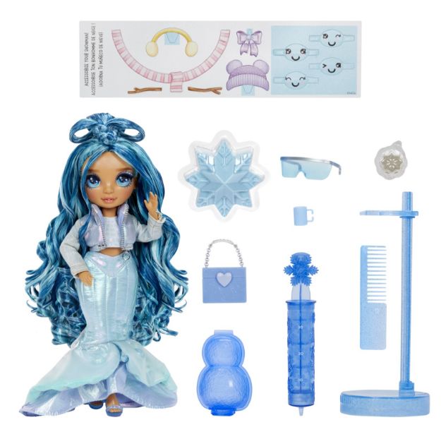 Bild von Rainbow High Winter Wonderland Puppe Skyler (Blue)