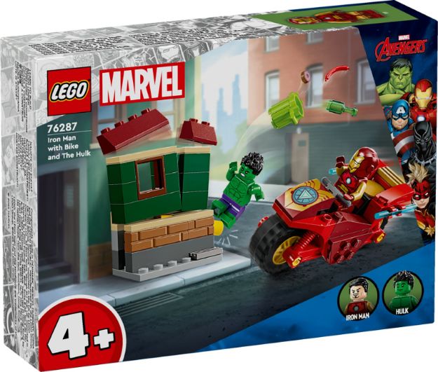 Bild von LEGO® Marvel Super Heroes™ - 76287 Iron Man mit Bike und der Hulk
