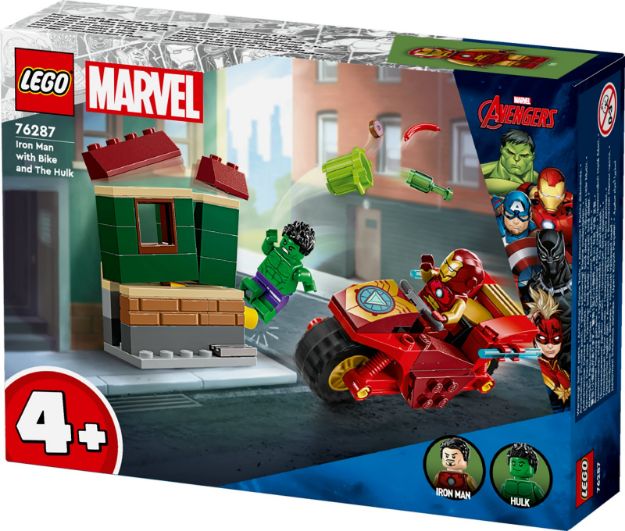 Bild von LEGO® Marvel Super Heroes™ - 76287 Iron Man mit Bike und der Hulk