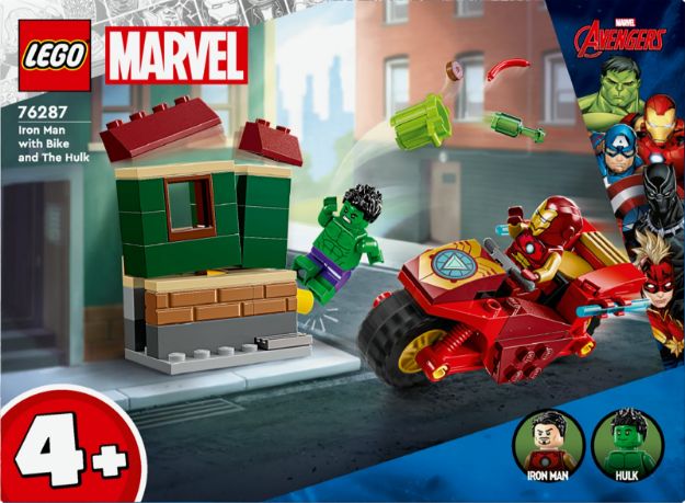 Bild von LEGO® Marvel Super Heroes™ - 76287 Iron Man mit Bike und der Hulk