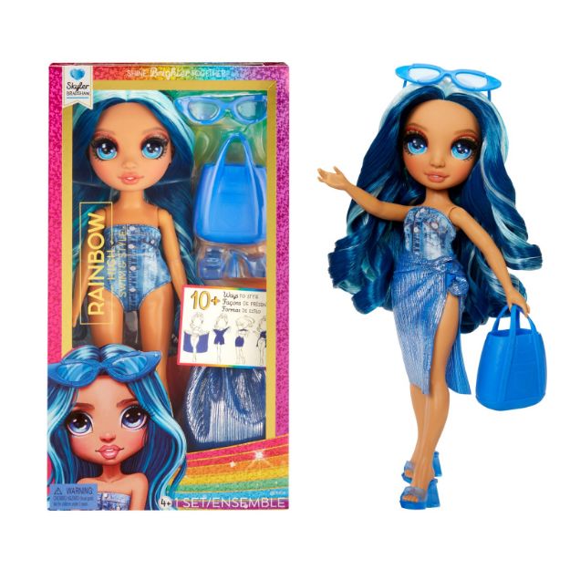 Bild von Rainbow High Swin Style Fashion Doll Skyler (Blue)