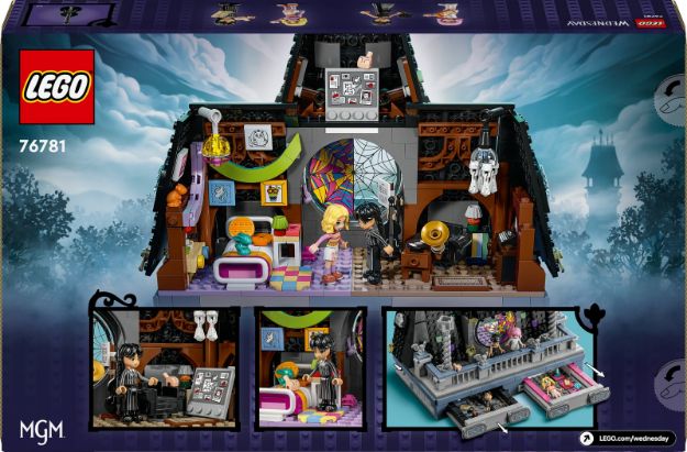 Bild von LEGO® Wednesday - 76781 Wednesdays und Enids Zimmer im Studentenwohnheim