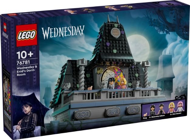 Bild von LEGO® Wednesday - 76781 Wednesdays und Enids Zimmer im Studentenwohnheim