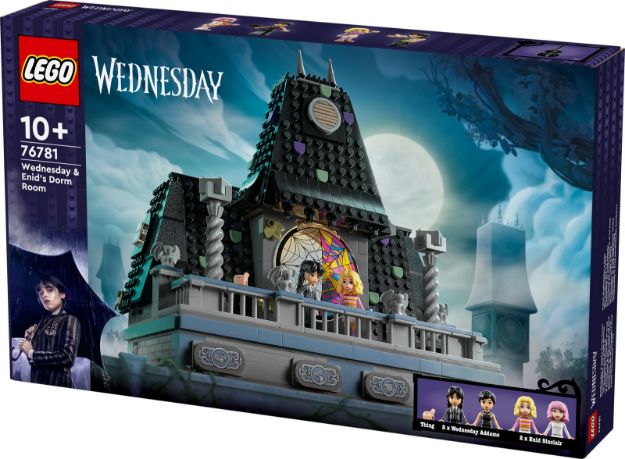 Bild von LEGO® Wednesday - 76781 Wednesdays und Enids Zimmer im Studentenwohnheim