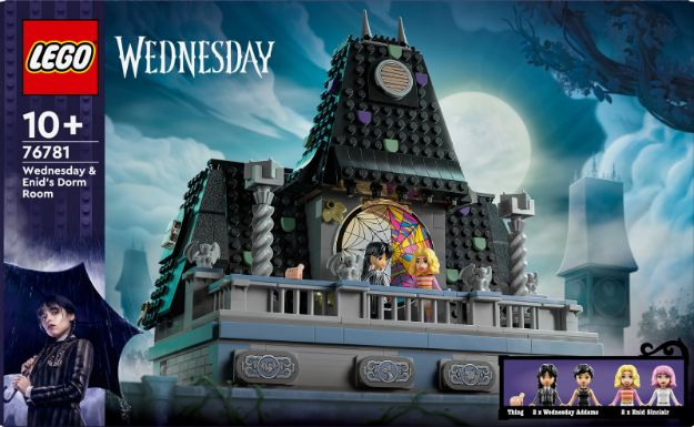 Bild von LEGO® Wednesday - 76781 Wednesdays und Enids Zimmer im Studentenwohnheim