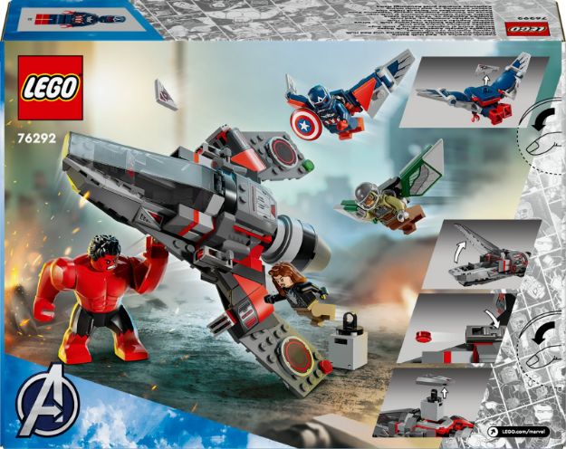 Bild von LEGO® Marvel Super Heroes™ - 76292 Showdown zwischen Captain America und Red Hulk