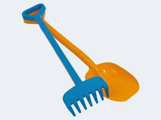 Bild von Schaufel und Rechen 55cm - 56/A