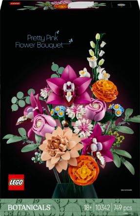 Zeige Details für LEGO Botanicals - 10342 Schöner Rosafarbener Blumenstrauß Bild von LEGO Botanicals - 10342 Schöner Rosafarbener Blumenstrauß