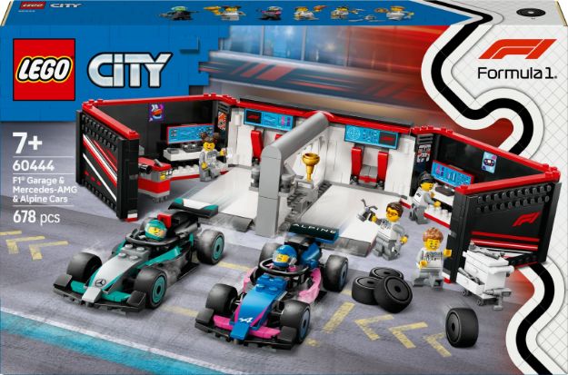 Bild von LEGO® City Formula 1 - 60444 F1® Garage mit Mercedes-AMG & Alpine Rennautos