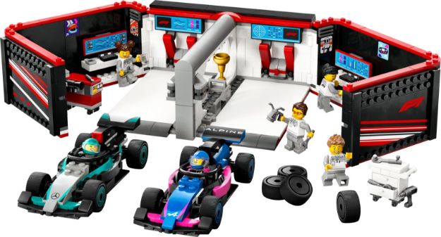 Bild von LEGO® City Formula 1 - 60444 F1® Garage mit Mercedes-AMG & Alpine Rennautos