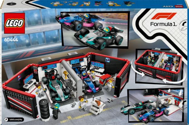 Bild von LEGO® City Formula 1 - 60444 F1® Garage mit Mercedes-AMG & Alpine Rennautos