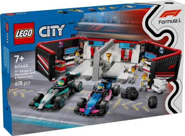 Bild von LEGO® City Formula 1 - 60444 F1® Garage mit Mercedes-AMG & Alpine Rennautos