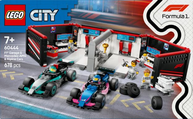 Bild von LEGO® City Formula 1 - 60444 F1® Garage mit Mercedes-AMG & Alpine Rennautos