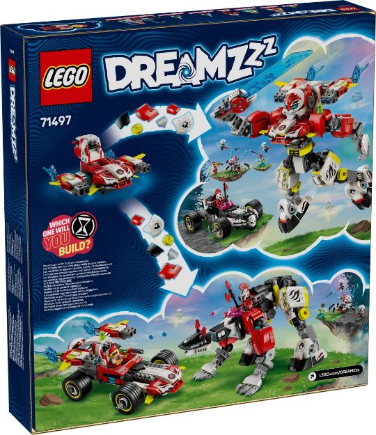 Bild von LEGO® DREAMZzz - 71497 Coopers Tiger-Mech und Zero's Hot Rod Auto