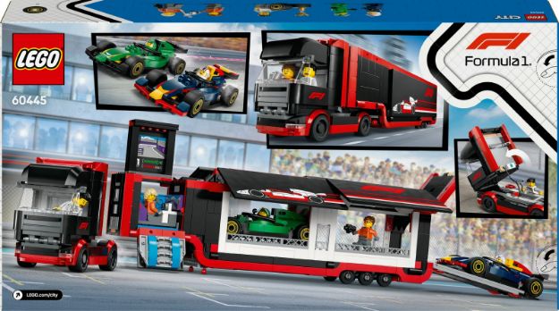 Bild von LEGO® City Formula 1 - 60445 F1® Transporter mit RB20 & AMR24 F1® Rennautos